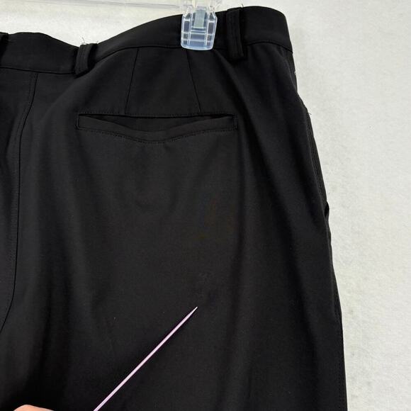 Greg Norman Golf Pants Mens Size 32 Black Microlux ML75 Stretch Performance - Picture 6 of 12